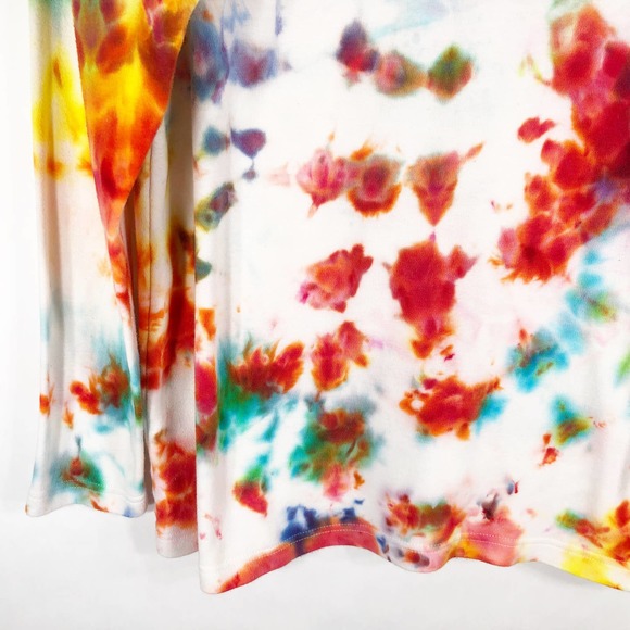 Pumpkin King Tie Dye Top Eagles Eye Sweater Jack o Lantern Pumpkin Halloween 822 - Picture 7 of 12